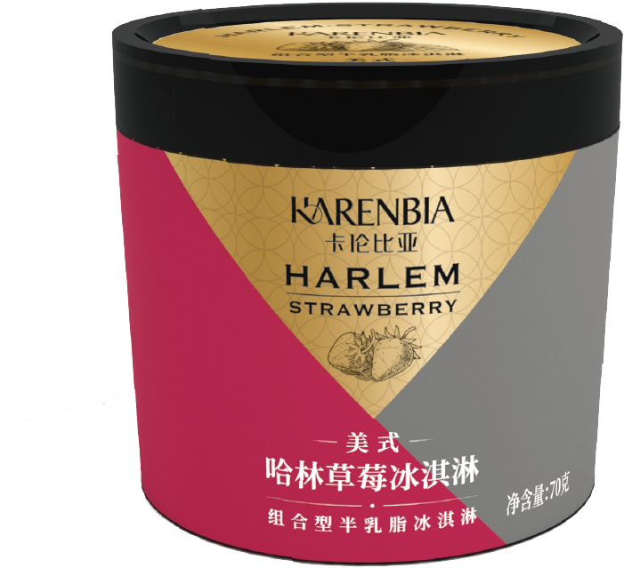 美式哈林草莓冰淇淋